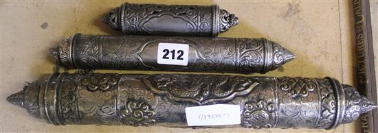 3 scroll holders